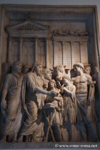 Sacrifice à Jupier Capitolin, monument honorifique à Marc-Aurèle
